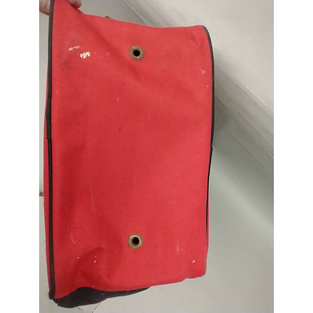 Salomon Equipe Ski Boot Bag Red Black Gear Carrier Adjustable Strap Vintage - Picture 6 of 14